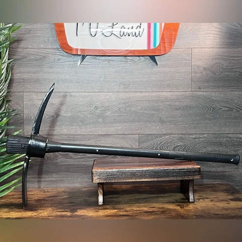 glorousamc Forged Adze Pick Weeding Mattock Pick Mattock w/Fiberglass Handle - Picture 8 of 13